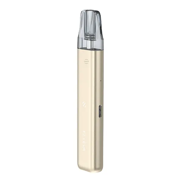 innokin-ez-leva-kit-3YNSdlkpeTkSnj.jpg Innokin EZ Leva Pod Kit in Champagner-Gold, schlankes Stift-Design mit aufgesetztem Pod
