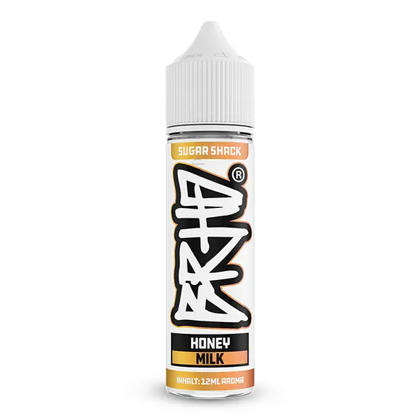 barehead-sugar-shack-honey-milk-aroma-2.jpg Barehead Sugar Shack Honey Milk Longfill – 60-ml-Flasche mit orangefarbenem Etikett