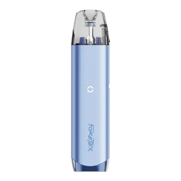 Innokin Foretex Pod Kit in Hellblau – schlankes Pod-System mit transparentem Tank, Frontansicht