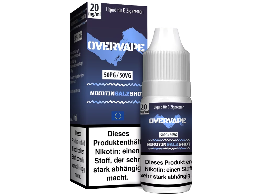 Overvape Nikotinsalz-Shot 50/50 - 20mg/ml NicSalt