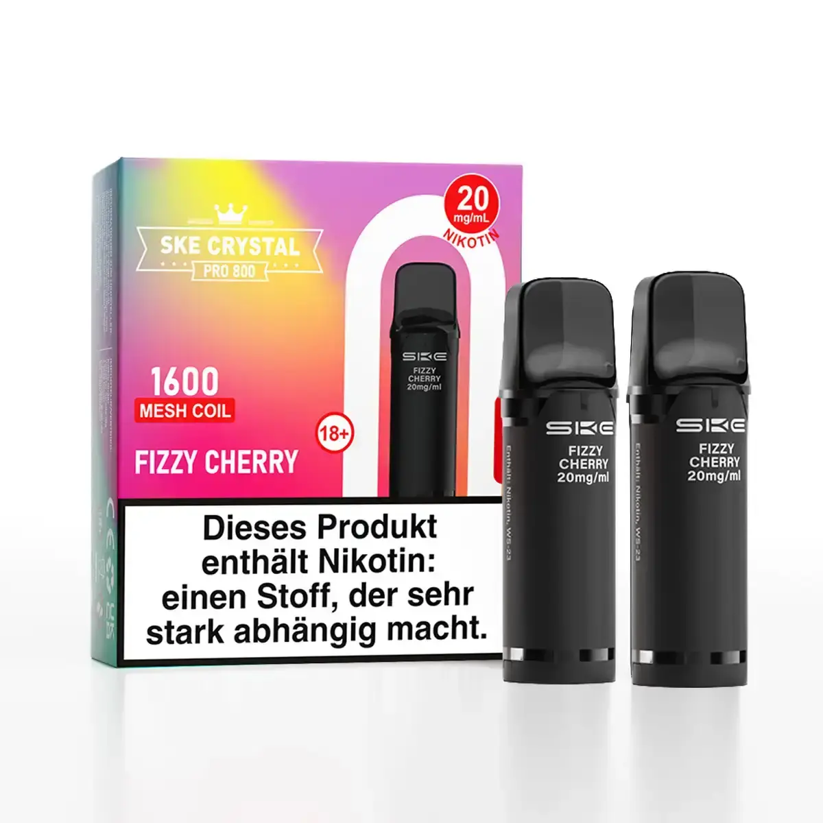 neu-ske-crystal-800-pro-prefilled-pods-matchbar-2-stueck-fizzy-cherry-20mg-ml-steuerware.png 2x SKE - Crystal 800 Pro Prefilled Pod - Fizzy Cherry