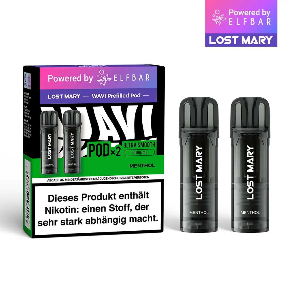 2x Lost Mary Wavi Pod - Menthol
