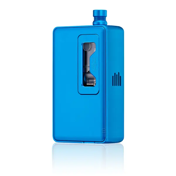 DotMod dotAIO V3 Kit in Blau – kompaktes Pod-System mit sichtbarem Tank und seitlichem Display, Frontansicht