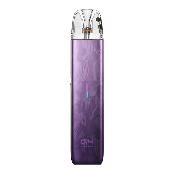 uwell-caliburn-g4-mini-kit-1.jpg Uwell Caliburn G4 Mini Pod Kit in Violett mit Muster und transparentem Pod oben