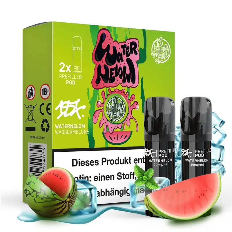 2x 187 Strassenbande Prefilled Pod - Waternelom 20mg/ml