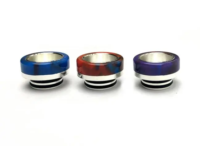 810 Wide Bore Drip Tip aus Resin und Edelstahl