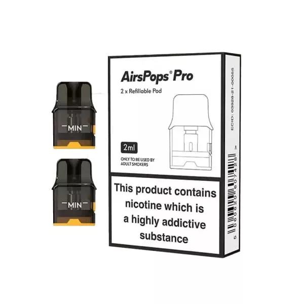 2x Airscream AirsPops Pro Ersatz-Pod 0.8 Ohm