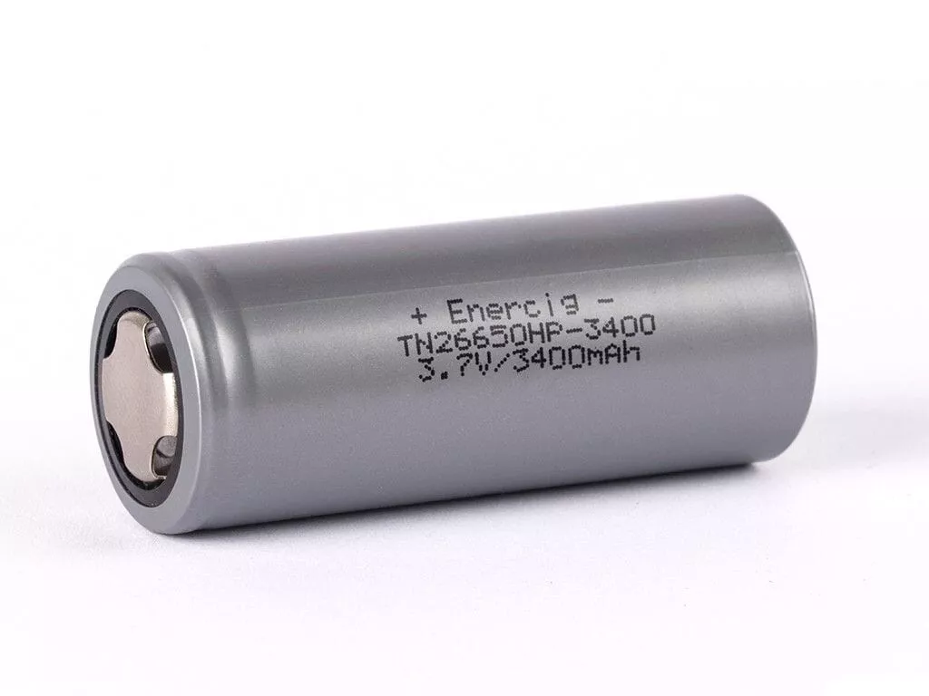 Enerpower (Enercig) TN 26650HP-3400mAh, (3200mAh) 3,6V - 3,7V, Li-Ion Akku (High Drain - 30A)