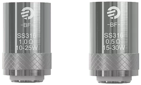 5x Cubis BF NI / TI / SS316 / Clapton Verdampferkopf