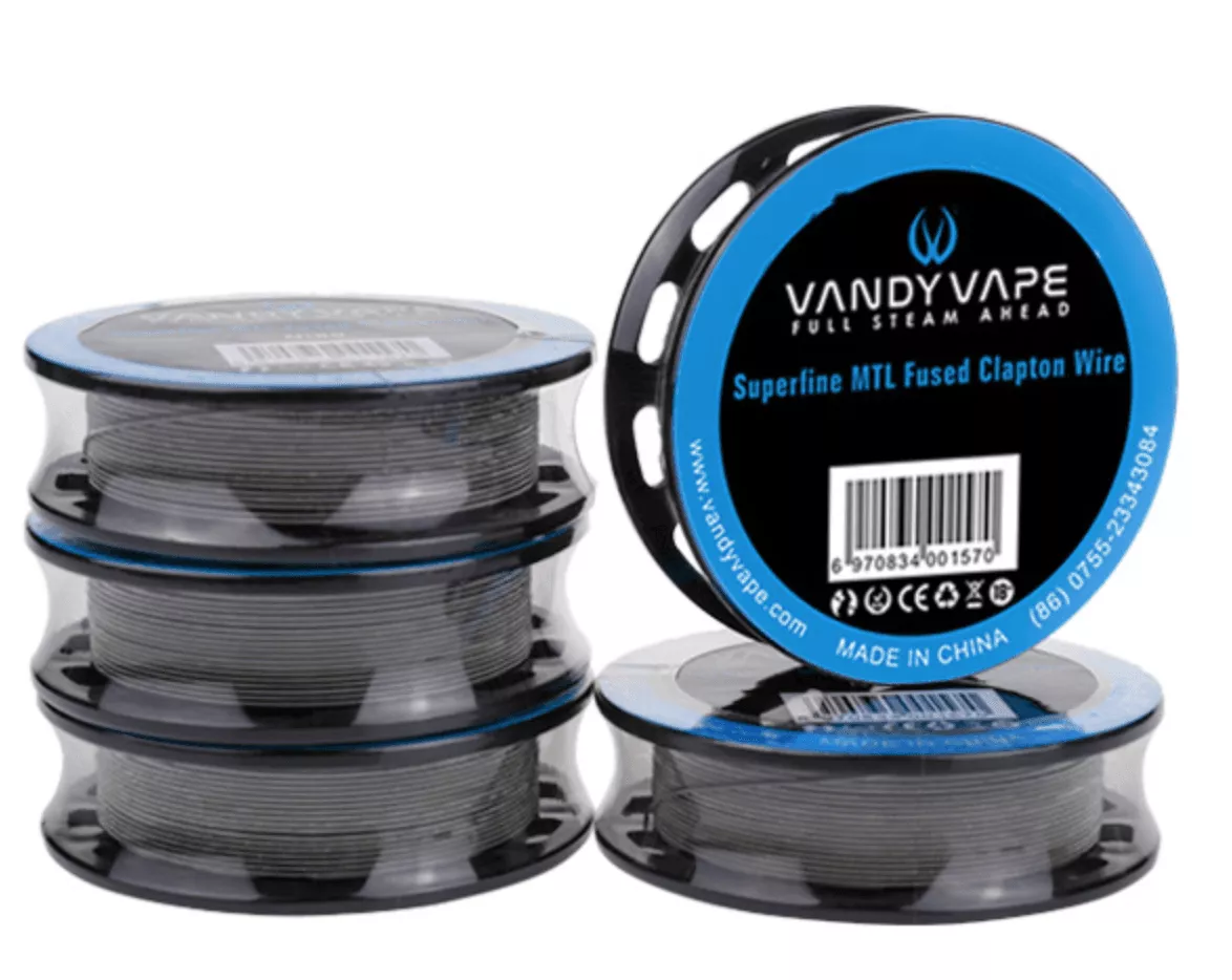 Vandy Vape 3 Meter KA1 Superfine MTL Fused Clapton 32GA*2/38GA Wickeldraht