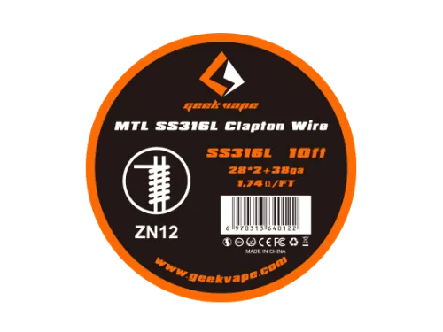 SS MTL Clapton Wickeldraht (SS316L) - ZN12