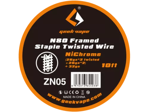 N80 Framed Staple Twisted Wickeldraht - ZN05