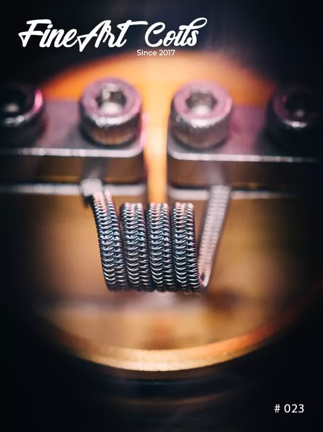 FineArtCoils - 023 - Framed Staple Interlocked Alien