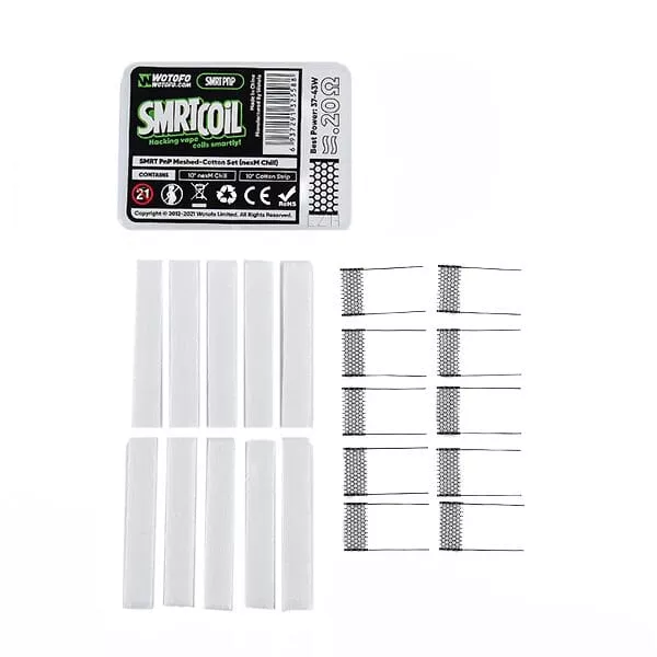 Wotofo - SMRT PnP Meshed Cotton Set - nexM Chill