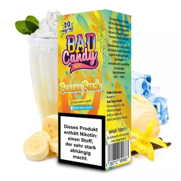 Banana Beach - 10ml Nikotinsalz-Liquid