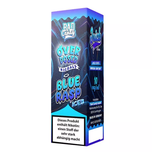 Juicd Series Blue Rasp - 10ml Nikotinsalz-Liquid