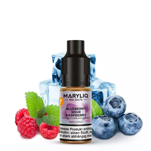 Maryliq Blueberry Sour Raspberry - 10ml Nikotinsalz-Liquid