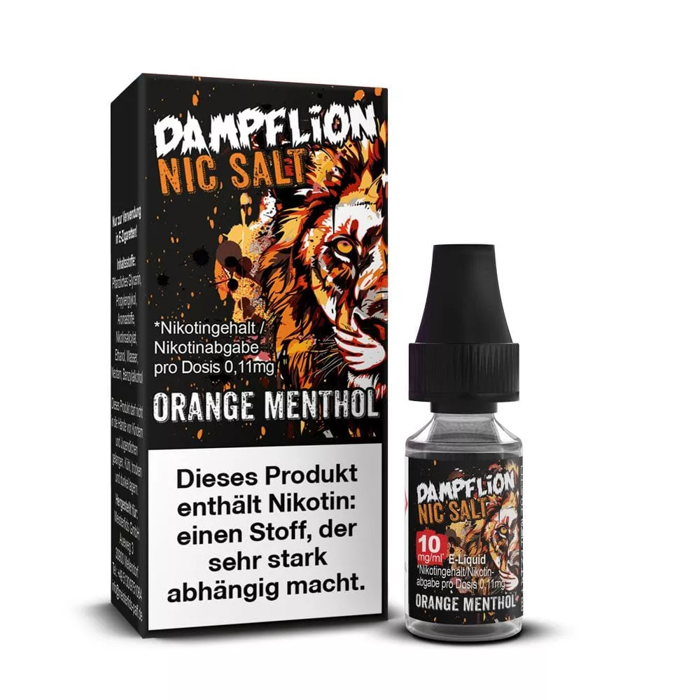 Dampflion Intense Orange Menthol - 10ml Nikotinsalz-Liquid