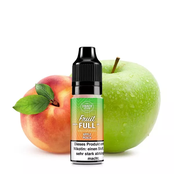 Fruit Full - Apple Peach - 10ml Nikotinsalz-Liquid