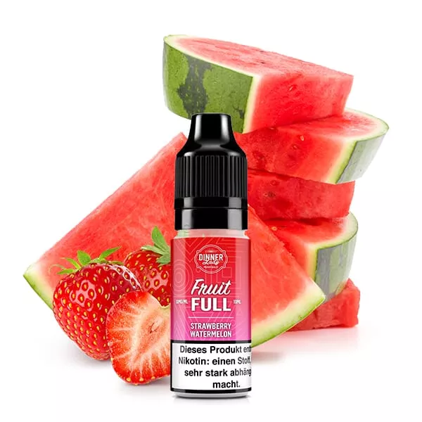 Fruit Full - Strawberry Watermelon - 10ml Nikotinsalz-Liquid