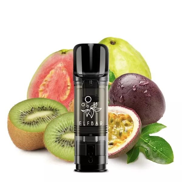2x Elfbar Elfa Prefilled Pod - Kiwi Passion Fruit Guava 0mg/ml