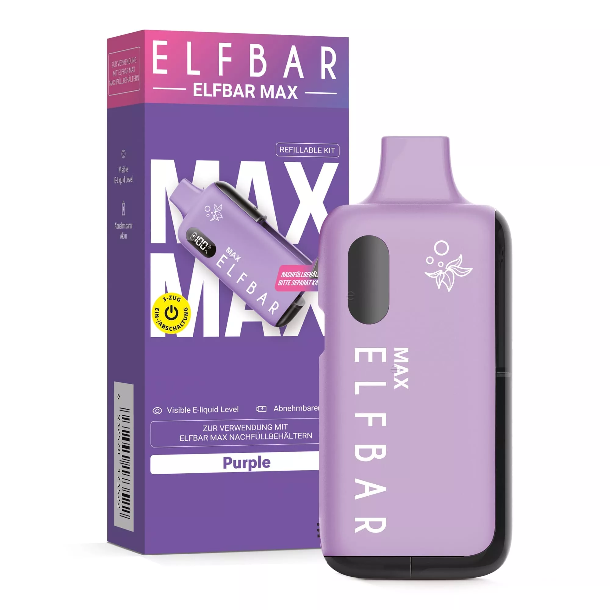 Elfbar - Max Kit (Ohne Nachfüllbehälter)