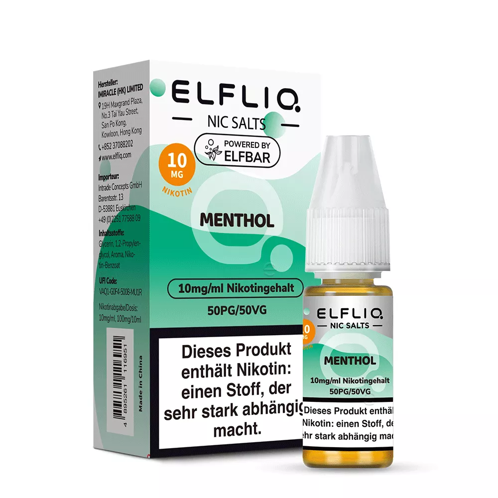 Elfliq Menthol - 10ml Nikotinsalz-Liquid