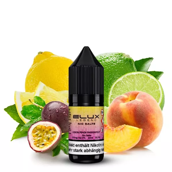Lemon Peach Passion - 10ml Nikotinsalz-Liquid