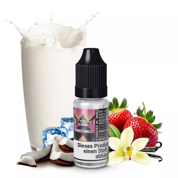 Erdbeer Vanille - 10ml Hybrid Nikotinsalz-Liquid