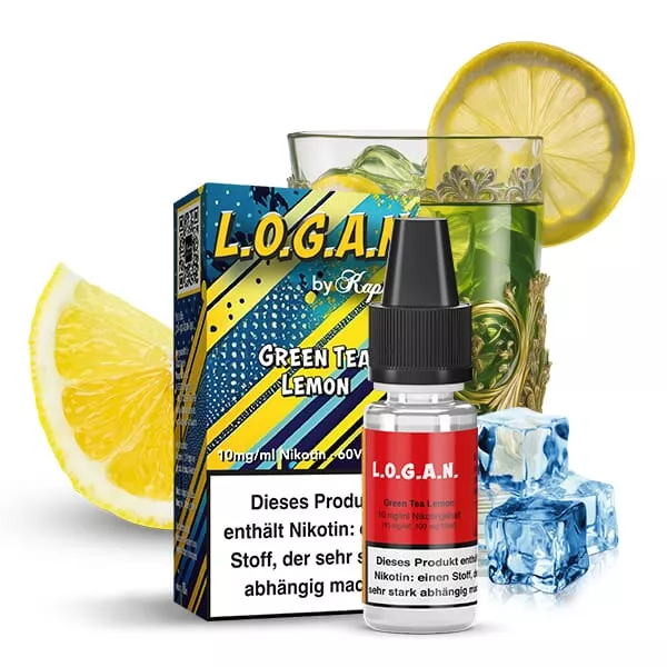Logan - Green Tea Lemon - 10ml Nikotinsalz-Liquid