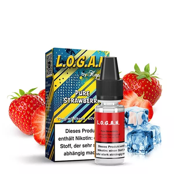 Logan - Pure Strawberry - 10ml Nikotinsalz-Liquid