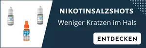 Nikotinsalzshots mit einer Größe von 10ml. 