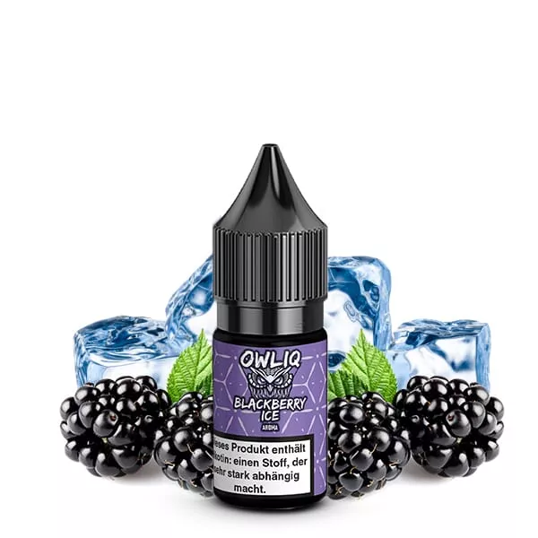 Owliq - Blackberry Ice - 10ml Nikotinsalz-Liquid
