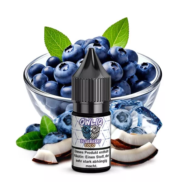Owliq - Blueberry Coco - 10ml Nikotinsalz-Liquid