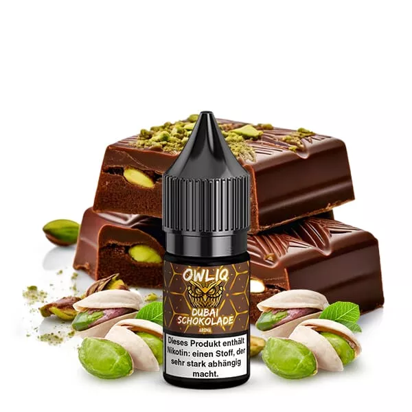 Owliq - Dubai Schokolade - 10ml Nikotinsalz-Liquid