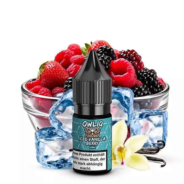 Owliq - Iced Vanilla Berry - 10ml Nikotinsalz-Liquid