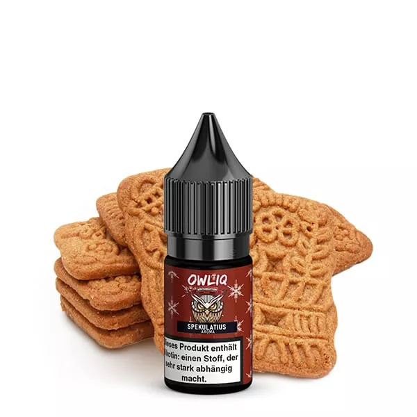Owliq - Weihnachtsedition Spekulatius - 10ml Nikotinsalz-Liquid