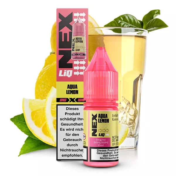 NexLiq - Aqua Lemon - 10ml Nikotinsalz-Liquid