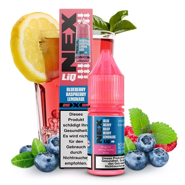 NexLiq - Blueberry Raspberry Lemonade - 10ml Nikotinsalz-Liquid