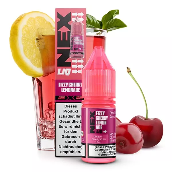 NexLiq - Fizzy Cherry Lemonade - 10ml Nikotinsalz-Liquid