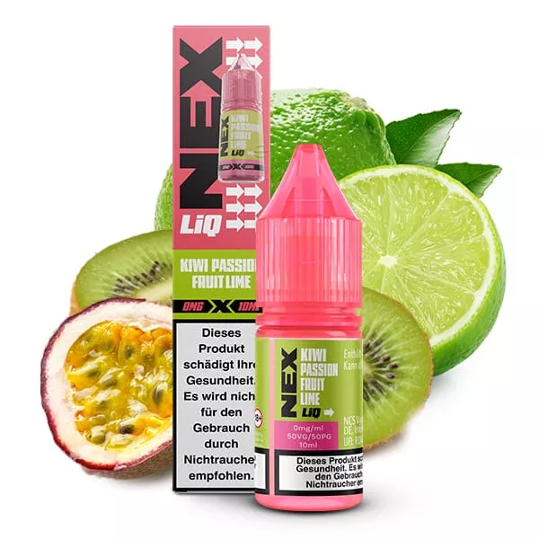 NexLiq - Kiwi Passionfruit Lime - 10ml Nikotinsalz-Liquid