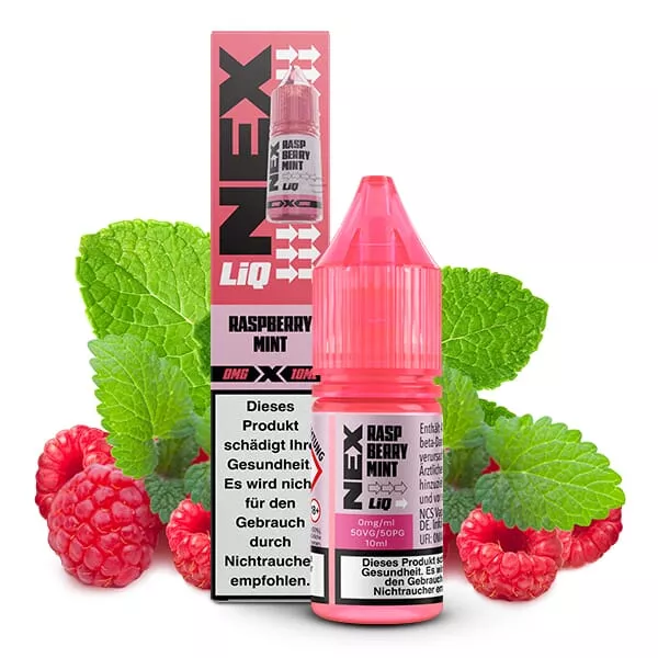 NexLiq - Raspberry Mint - 10ml Nikotinsalz-Liquid