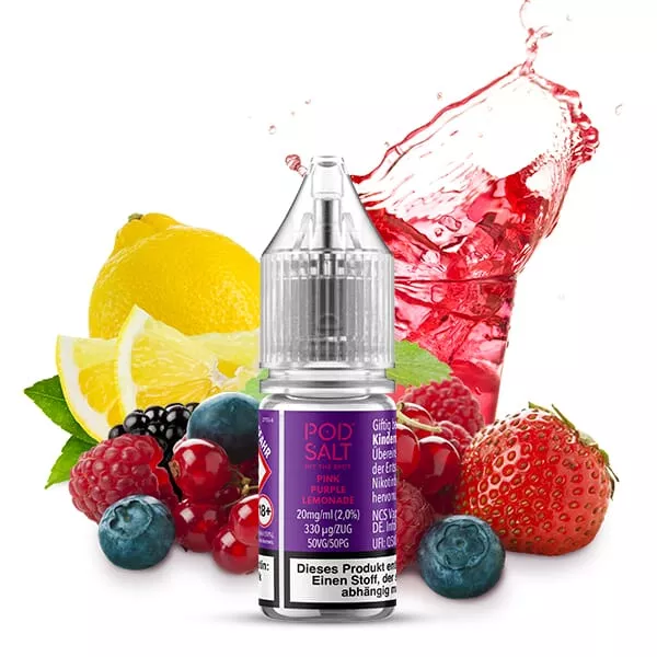 PodSalt - Xtra Pink Purple Lemonade - 10ml Nikotinsalz-Liquid