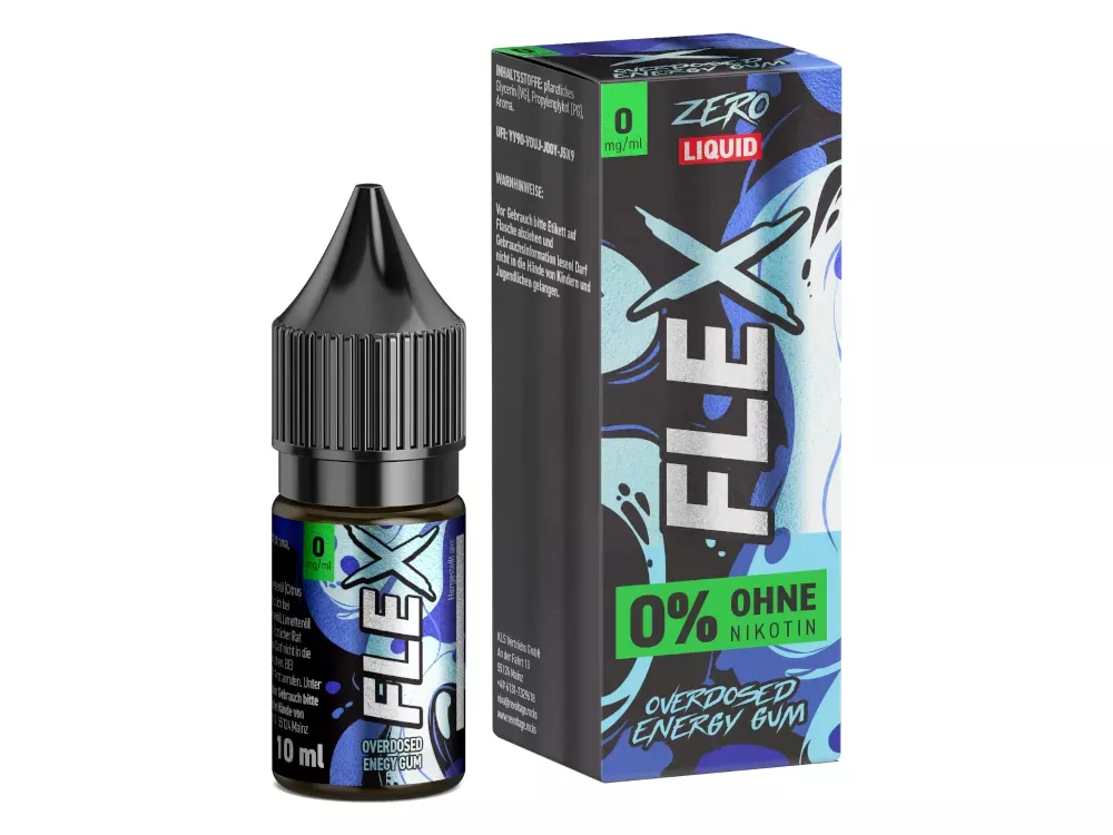 Flex - Overdosed Energy Gum 10ml Nikotinsalz-Liquid