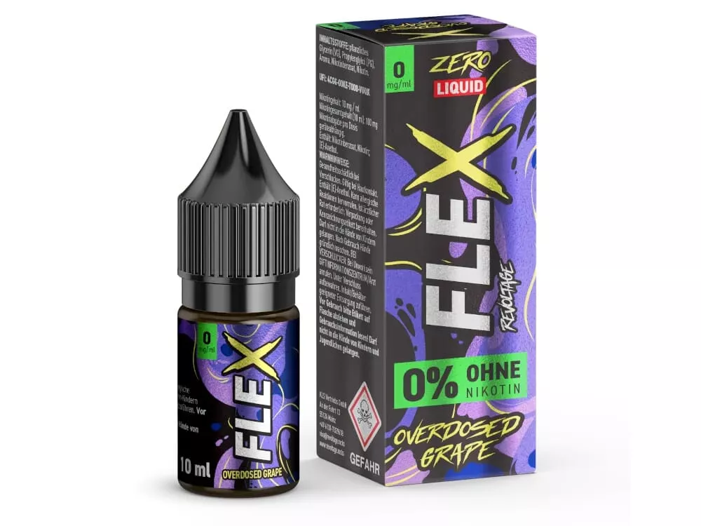 Flex - Overdosed Grape 10ml Nikotinsalz Liquid