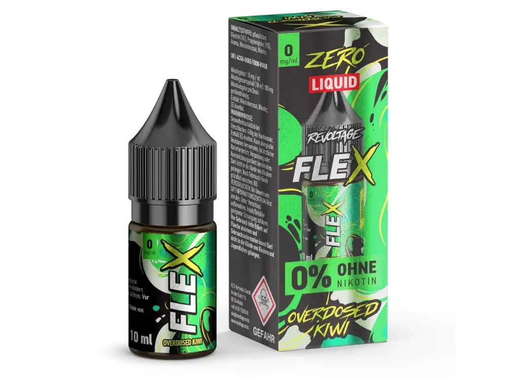 Flex - Overdosed Kiwi 10ml Nikotinsalz Liquid