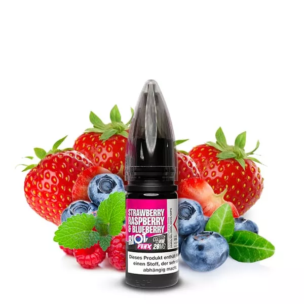 Punx - Strawberry, Raspberry & Blueberry - 10ml Nikotinsalz-Liquid