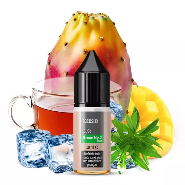 Rocksliq - Green No.3 Ice - 10ml Nikotinsalz-Liquid