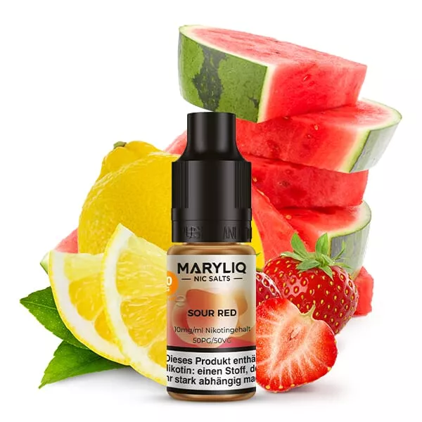 Maryliq Sour Red - 10ml Nikotinsalz-Liquid
