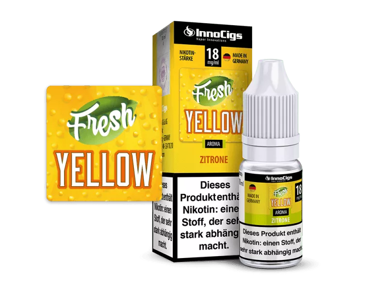 Fresh Yellow Zitrone - 10ml Liquid